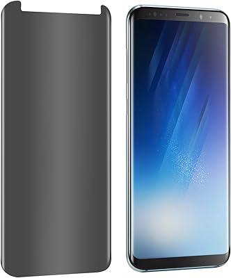 Privacy screen protector for Galaxy S8 Plus [Improved version] [3D curve] 9-hour tempered anti-cavity glass film, scratch resistant, anti-glacing, for Samsung Galaxy S8 Plus / S8+ (6.2 inches).. Shop smart with DIAYTAR NIGERIA, offering a vast product range delivered to your doorstep within a week.