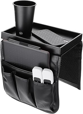 Armrest organizer with 5 detachable leather pockets in sofa organizer.. DIAYTAR Nigeria: Great value, fast delivery, and endless options.