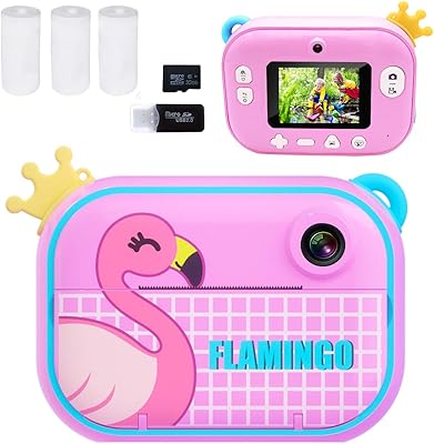 Digital camera for children, instant printing, selfie without ink with paper film, mini educational toy for children from 3 to 12 years old, birthday, vacation and travel gifts.. From fashion to electronics, DIAYTAR Nigeria brings it all to your doorstep — fast, easy, and affordable.