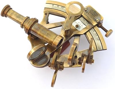 Thorstruments (with device) Nautical sextant in ancient brass astrolab marine for office and gift article.. Shop without boundaries at DIAYTAR NIGERIA, offering extensive variety at prices you'll appreciate.