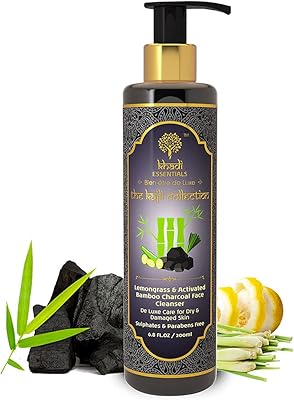 Face washing with active charcoal and vitamin C khadi essentials with Multani Mitti, olive oil for tanning and blackheads, 200 ml of paraben sls.. From checkout to your doorstep in less than a week — DIAYTAR Nigeria.