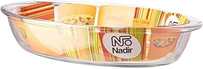 Nadir glass oval hob, 2.5 -liter capacity, medium glass hob of 2.5 liters.. Shop with purpose at DIAYTAR NIGERIA and receive your purchases at unbeatable prices within the week.