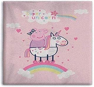 Peppa Pig Unicorn Girl wool cover, size 100 x 140 cm, pink color, 981083 model.. Shop without boundaries at DIAYTAR NIGERIA, offering extensive variety at prices you'll appreciate.