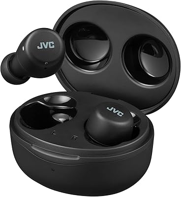 Mini wireless headphones JVC Jammy Haa5t, Bluetooth 5.1, waterproof (IPX4), long battery life (up to 15 hours) (black).. DIAYTAR NIGERIA delivers on convenience and affordability with our reliable nationwide shipping.