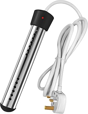 1500W immersion water heater, portable electric water heaters with inflatable steel bathtub protector in stainless steel.. DIAYTAR NIGERIA combines extensive variety with budget-friendly prices and prompt nationwide delivery.