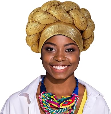 Elegant African Turban Turbanle for Women and Girls Black Bangs.. DIAYTAR NIGERIA: Where affordability and variety meet with convenient delivery within 8 days.