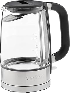 Wireless kettle Cuisinart GK-17 VuPro, 1.7 l with 1,500 W, stainless steel/glass.. Quick delivery. Quality products. Great deals. That’s DIAYTAR Nigeria.