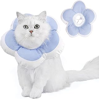 JAVEST Cat Recovery Collar, Adjustable Playe Protecting with Sweet Elizabeth for pets, excellent cervical pillow to avoid licking, bites and scratches for dogs (purple, m).. DIAYTAR NIGERIA: Where shopping is easy, prices are low, and delivery is just days away.