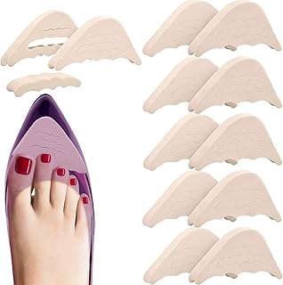 DELFINO 6 pairs of adjustable pads, unisex toe pad, non -slip pad, suitable for flat shoes (beige).. Your daily needs delivered to your door — DIAYTAR Nigeria style.