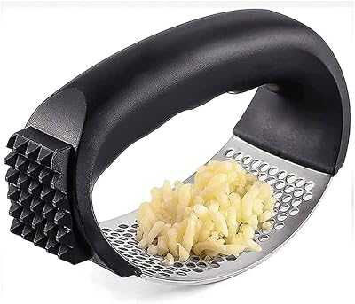 Shaker with manual stainless steel, garlic chopper, garlic crusher, garlic chopper, 10.9 x 5.5 x 6 cm, multicolored.. Nigeria's most loved e-commerce platform delivers affordable shopping solutions to your doorstep.