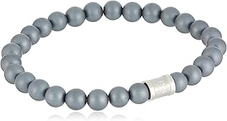 Hugo boss bracelet for men in stainless steel with matt gray hematite stone - model 1580041l, large.. DIAYTAR Nigeria: Shopping that fits your budget and your schedule.