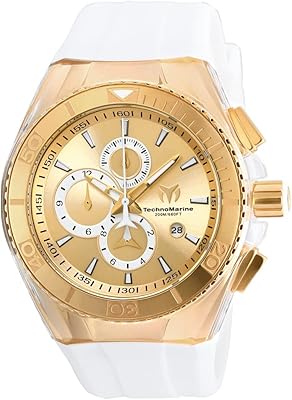 Watch for men Cruise TM-115046, analog display, quartz movement, gold color, quartz watch, chronograph, gold, quartz watch, chronograph.. Shop smart, shop DIAYTAR - Nigeria's most affordable e-commerce platform with nationwide delivery.
