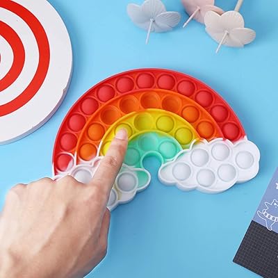 BATICAP, an anti-stress toy with colored sensory bubbles to relieve the stress and anxiety of people with special and autistic needs, innovative silicone tools (Rainbow).. DIAYTAR NIGERIA makes every shopping desire a reality with affordable prices and delivery in 5-8 days.