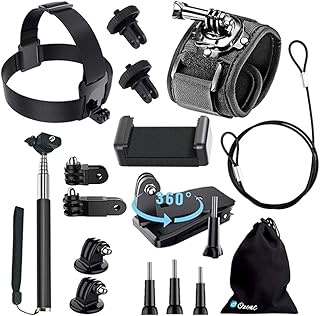 Accessories of action camera o Ozone 17 in 1 compatible with GoPro Hero 11 Hero 10 Hero 9 Hero 8 Black Hero 5, Sports accessory.. Save more, wait less — DIAYTAR Nigeria delivers faster than ever.