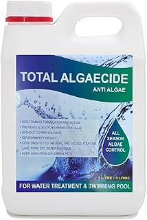 Liquid algicide for swimming pool, spa, jacuzzi and fountain. chemical algicide for the treatment of water against algae 5L.. Get access to thousands of affordable products only on DIAYTAR Nigeria.