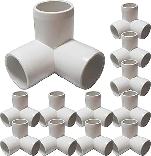 Package of 12 3 -way PVC PVC fittings, 1 "sewn fittings for the construction of robust PVC furniture, 3 -way SCH40 3 -way PVC side output tees, 90 -degree PVC coded PVC fitting for tent connections to greenhouse setting.. Discover the joy of online shopping with DIAYTAR NIGERIA's budget-friendly prices and reliable shipping.