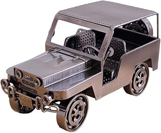 Wrought iron Galvanoplasty Jeepney Miniature Vintage Metal Car Model Bureau.. Make every purchase count with DIAYTAR Nigeria — shop smart, shop fast.