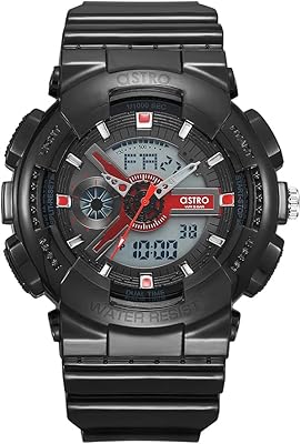 Astro watch for men with black dial - A22207 -PPBBR, black.. Unlock endless possibilities with DIAYTAR NIGERIA's affordable marketplace and reliable delivery service.