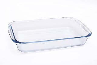 Rectangular Taliona Glass Pastry dish - 3 L, transparent, borosilicate glass, TL2213510.. Discover endless shopping possibilities at DIAYTAR NIGERIA, with budget-friendly prices and reliable delivery.