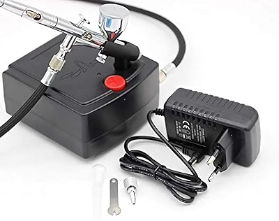 Professional dual -supply airbrush kit powered by gravity 7cc 0.3 mm, 100-250 V - Kit decorating nail cake decoration.. DIAYTAR NIGERIA combines affordability, variety, and convenience with nationwide delivery services.