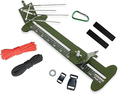 Set of tools Paracord Kit De Kit De Bracelet Handmade Paracord tool with non -slip rubber feet from 10 cm to 33 cm in length.. Experience budget-friendly shopping at DIAYTAR NIGERIA, Nigeria's premier online marketplace with quick delivery.