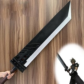 Emisu sword Final Fantasy 7 Cloud Strife, Buster Buster in PU black foam, replica of the Japanese Katana assembly, 108 cm.. From household needs to gadgets, DIAYTAR Nigeria has it all.