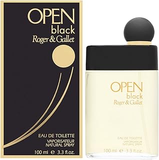 Open Black de Roger & Gallet 100 ml for men toilet.. DIAYTAR NIGERIA: Making online shopping accessible with affordable prices and nationwide delivery service.