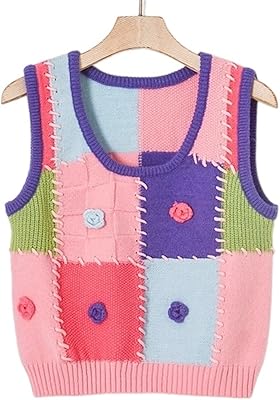 Homomo wintersweatersforwomen knitted vest with knitted vest with crochet for women's fresh sleeve sweater.. Discover endless possibilities with DIAYTAR NIGERIA's extensive product range and affordable shipping.