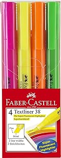 Faber-Castell A.W. highlight 157704 Package of 38 in 4 assorted colors.. DIAYTAR NIGERIA: Your trusted marketplace that combines variety, affordability and reliable shipping.
