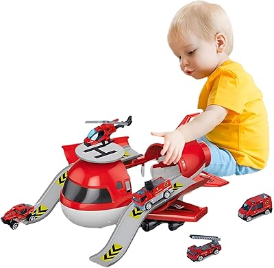 Set of Mipigen firefighter parking toys, DIY modifiable alloy airplane model, portable engineering vehicle transportation set.. Shop with confidence at Nigeria's leading affordable e-commerce platform with reliable delivery services.