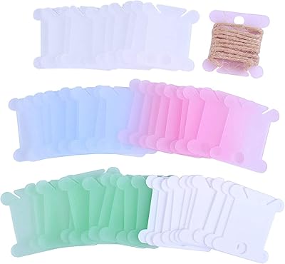 YKDON plastic wire coils, cotton cross stitch storage, wire organizer support, embroidery wire cards, cross stitch coil, 120 pieces, several colors.. Big selection, small prices — shop now on DIAYTAR Nigeria.