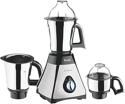 Preethi steel mixer 3 pots, 550 watts, silver.. Thousands of items, all priced just right — shop DIAYTAR Nigeria today.