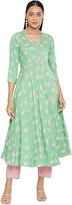Kurta fabric in green and pink radon for women 2100_green_xs.. From tech to toiletries, DIAYTAR Nigeria delivers without delay.