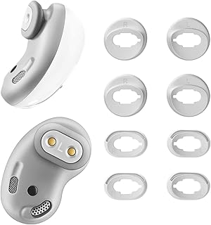 Flexible anti-high-sheds in silicone gel, compatible with Galaxy Buds Live 2020, 4 pairs (white).. DIAYTAR NIGERIA combines affordability with convenience, delivering your purchases within 5-8 days.