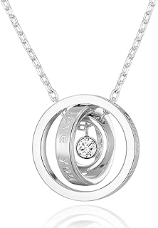 Philip Jones silver necklace with Always My Mother quote created with Austrian crystals.. DIAYTAR NIGERIA makes quality accessible to all with our affordable prices and quick delivery service.