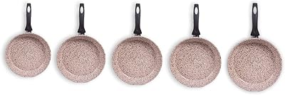Set of non -stick stoves Faise 5 pieces color cream.. From checkout to your doorstep in less than a week — DIAYTAR Nigeria.
