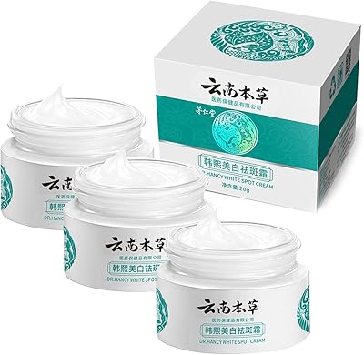 3-piece Japanese melasma cream, whitening and anti-freckles from Yunnan herbs, whitening cream against Dr Hancy freckles, moisturizer and restorative cream.. Discover thousands of products on DIAYTAR Nigeria — from fashion and electronics to home goods. We guarantee quick delivery and competitive pricing across the board.