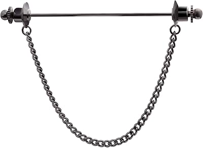 Loardy collar pins for men tie pin with chain.. Everything you need is on DIAYTAR Nigeria — just a click away.