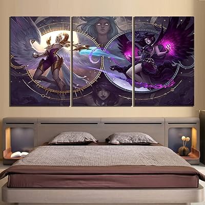 Paintings on 3 -piece canvas interior decoration League of Legends.. DIAYTAR Nigeria — the online store where variety meets value.