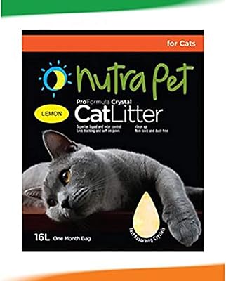Cat litter in lemon silica gel, 16 liters - Nutra Pet.. Experience the DIAYTAR difference with our vast product selection and delivery within 5-8 days.