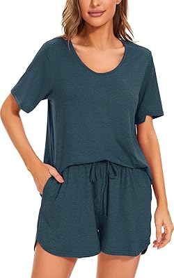 Women's pajama set consisting of a short sleeve shirt and soft shorts, two -room set with pockets.. Discover the convenience of DIAYTAR NIGERIA's vast e-commerce platform with delivery in just 5-8 days.