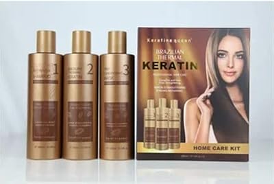 Brazilian Keratin Queen thermal keratin box, 300 ml, lot of 3.. DIAYTAR NIGERIA brings the joy of affordable shopping to your fingertips with delivery in less than 8 days.