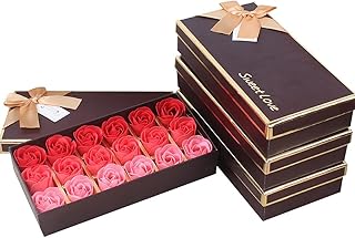 New in 18 pieces, flavored bath soap with rose flower petals, artificial flowers for wedding festival, daily necessities, free delivery items (B).. DIAYTAR NIGERIA: Where online shopping becomes effortless with budget-friendly nationwide delivery.