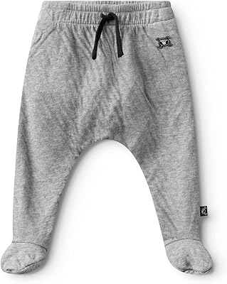 Nununu loose cotton pants unisex with baby feet newborn girl and boy 12 months old.. Fast delivery is our promise — DIAYTAR Nigeria keeps it real.