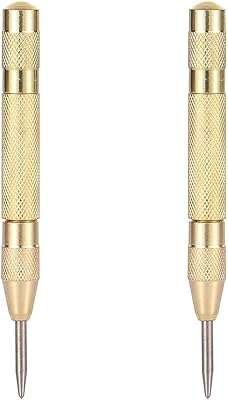 Automatic central punch, adjustable central spring punch, metal engraving pen, copper crushing tool, easy to use, for steel, wood, copper window glass, 2 pieces.. Discover the perfect shopping experience with DIAYTAR NIGERIA's vast selection and prompt delivery service.