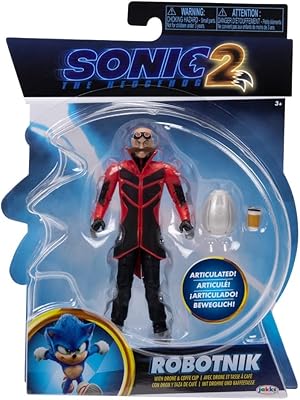 Sonic the Hedgehog 2 - Movie 41272, Robotnik articulated 4 "figurine with drone and coffee cup.. Your complete shopping solution, DIAYTAR NIGERIA offers extensive choice with competitive prices and delivery.