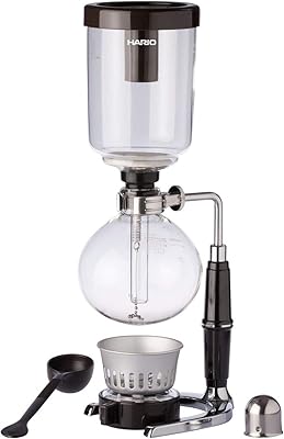 Hario Tecnia Siphon 5 TCA -5 coffee cups - Black/Silver.. DIAYTAR NIGERIA brings satisfaction with every purchase through affordable prices and prompt shipping.