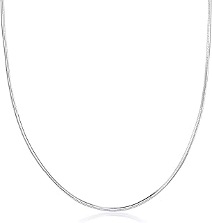 Italian serpent chain in sterling silver 925 1.5 mm by pori jewelers - woman - made in Italy, metal.. DIAYTAR NIGERIA: Your affordable shopping destination with thousands of products delivered in days.