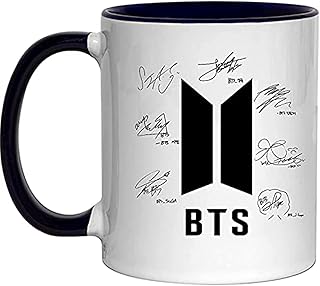 Ceramics Ceramic Cup Vibrant Ryn BTS Signature Brilliant Finish - 350 ml, Multicolor.. DIAYTAR NIGERIA: Your gateway to affordable shopping with thousands of products delivered nationwide.