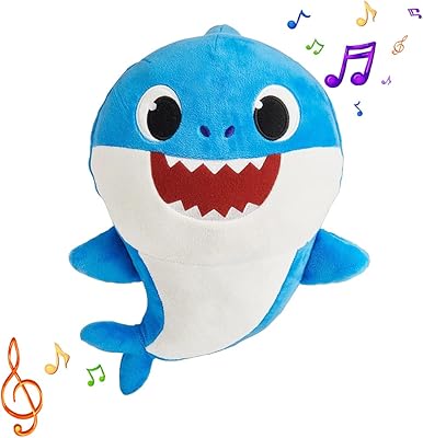Pinkfong Baby Shark Daddy Shark Singling plush 8 inch children aged 1 year and more, white, (BS60003).. Shop smarter, not harder with DIAYTAR NIGERIA - thousands of products at your fingertips with affordable delivery.